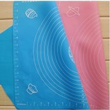 [HCM]Tấm lót nhào bột silicon 40x50cm (Hồng)