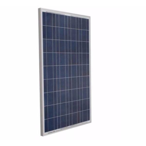 TẤM PIN NĂNG LƯỢNG MẶT TRỜI 100W POLY + 01 cặp kẹp bình