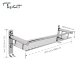 TAPCET 50 cm Treo Tường Đơn Inox Tầng Giỏ Đựng Đồ Phòng Tắm Xà Bông Dầu Gội Giá Treo Phòng Tắm-quốc tế