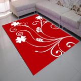 Tsn15 white vine red velvet 3d carpet