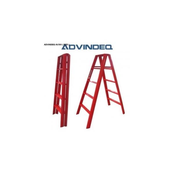 Thang chữ A advindeq AV305 (10 bậc, màu đỏ)