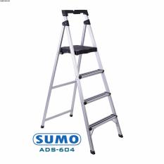 Thang nhôm ghế 4 bậc Sumo Nhật Bản ADS-604 (chiều cao bậc trên cùng 96cm)