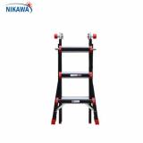 Thang nhôm gấp đa năng Nikawa NKB-43 (Đen phối cam)