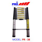 Thang nhôm rút gọn Pro PR-38 (Bạc)