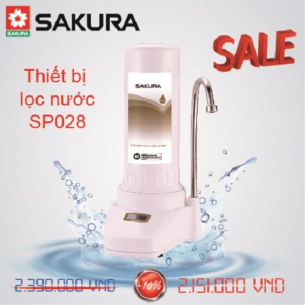 Thiết bị lọc nước Sakura  SP028 (Trắng xanh)