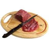Thớt gỗ hình Oval có rãnh Gỗ Đức Thành 01255