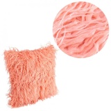 epayst Throw Fur Fluffy Sofa Pillow Soft Plush Luxury Cushion Cover Home Decor Pink