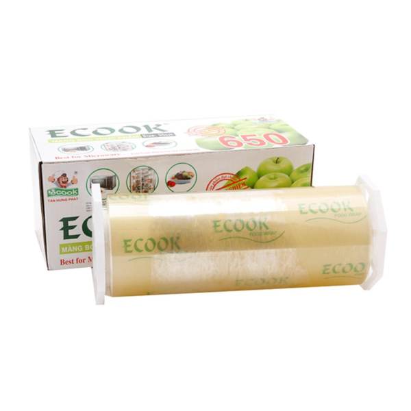 Thùng 6 cuộn màng bọc thực phẩm Ecook P650 30cm x 500m