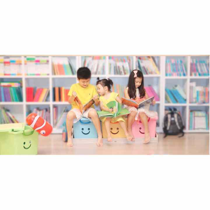 Thùng nhựa đa năng Happy Box YW-01-02 (Xanh da trời)