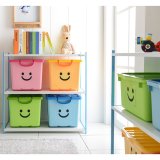 Thùng nhựa vuông Happy Box YW-06 (Hồng nhạt)