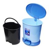 Thùng rác đạp Oval cao cấp Duy Tân Nhỏ - Giao màu mẫu nhiên