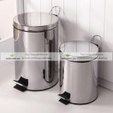 [HCM]THÙNG RÁC INOX ĐẠP CHÂN 8L