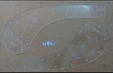 Thước mica cong TC3 dùng vẽ nách, đáy quần…
