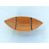 Giỏ thuyền đựng hoa quả bàn ăn giả mây (42x20x13)