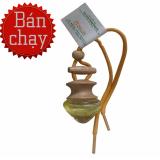 Tinh dầu treo hoa hồng 10ml khử mùi và làm thơm phòng tắm Viện nông nghiệp (nắp gỗ tròn)
