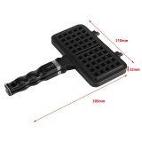 TMISHION 1Pc Kitchen Rectangle Shape Non-stick Waffle Mold Baking Pan Making Tool Maker Press Plate - intl