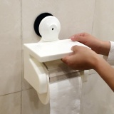 Toilet Bathroom Tissue Boxes Napkin Wall Super Strong Sucker Sucking Disc Tissue Case Tissue Storage Racks,Suitable For 95*100mm Roll Of Paper - intl