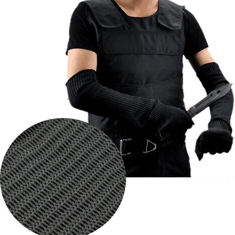 Găng tay an toàn lao động bằng sợi thép không gỉ - Màu đen