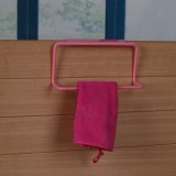 (Giao hàng miễn phí cho cả ba chiếc đến Hà Nội）Giá Treo khăn Treo Giá Đỡ Tủ Nhà Bếp Giá Treo Khăn Phòng Tắm  (Hồng)-quốc tế  (Pink) (Pink)