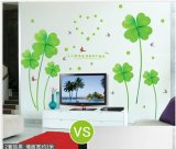 Tranh decal dán tường  hình cỏ 4 lá may mắnCB32