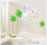 Tranh decal dán tường  hình cỏ 4 lá may mắnCB32