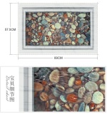 Tranh dán tường 3D suối đá SD96