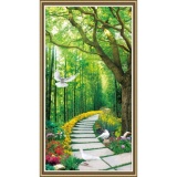 Tranh dán tường VTC Cảnh đẹp thiên nhiên Lunawall-0444K phủ kim sa