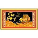 Tranh đính đá Cha mẹ DF071-Ngọc Thịnh