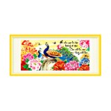 YN5019-Tranh đính đá cha mẹ-89*49-89*48