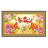 Tranh đính đá lộc phát DF240-Ngọc Thịnh
