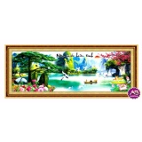 Tranh đính đá non nước hữu tình DF149-NgocThinhShop