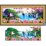 Tranh đính đá non nước hữu tình DF322