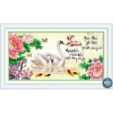 Tranh đính đá vợ chồng DF226