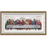 Tranh thêu chữ thập bàn tiệc ly cỡ nhỏ A581