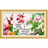 Tranh thêu chữ thập cát tường TN2637-Siêu thị tranh thêu