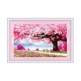 Tranh thêu chữ thập cây tình yêu YN6104-Siêu thị tranh thêu