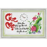Tranh thêu chữ thập Cha mẹ DLH-222767-Siêu thị tranh thêu
