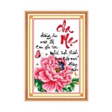 Tranh thêu chữ thập cha mẹ 222776