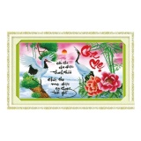 Tranh thêu chữ thập cha mẹ 222805