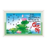 Tranh thêu chữ thập đồng hồ cha mẹ 222865