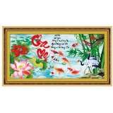 Tranh thêu chữ thập cha mẹ 223011