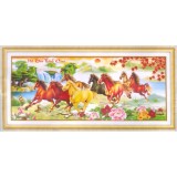 Tranh thêu chữ thập, đính cườm Mã đáo Thành Công DLH-88806-Siêu thị tranh thêu