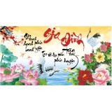 Tranh thêu chữ thập Gia đình YN2528-Siêu thị tranh thêu