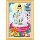 Tranh thêu chữ thập Phật bà quan âm DLH-222905-Siêu thị tranh thêu
