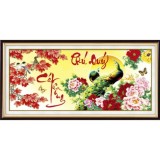 Tranh thêu chữ thập phú quý cát tường DLH-223019-Siêu thị tranh thêu