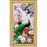 Tranh thêu chữ thập phu thê viên mãn DLH-222793-Siêu thị tranh thêu
