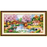 Tranh thêu chữ thập tổ ấm YN2513-Siêu thị tranh thêu