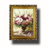 Tranh Trang Trí - Bình Hoa Hồng - Tranh Mỹ Thuật Minh Hiền