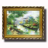 Tranh Trang Trí - Con Sông Quê Hương 02 - Tranh Mỹ Thuật Minh Hiền