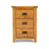 [Freeship] Tủ đầu giường IBIE Rustic gỗ sồi màu tự nhiên, tùy chọn ngăn kéo